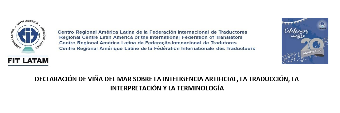 Declaración sobre la IA, la Traducción, la Interpretación y la Terminología